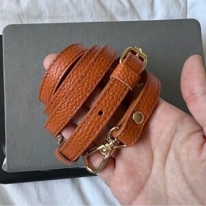 Genuine Leather Brown Purse Strap Replacement Chestnut Brown